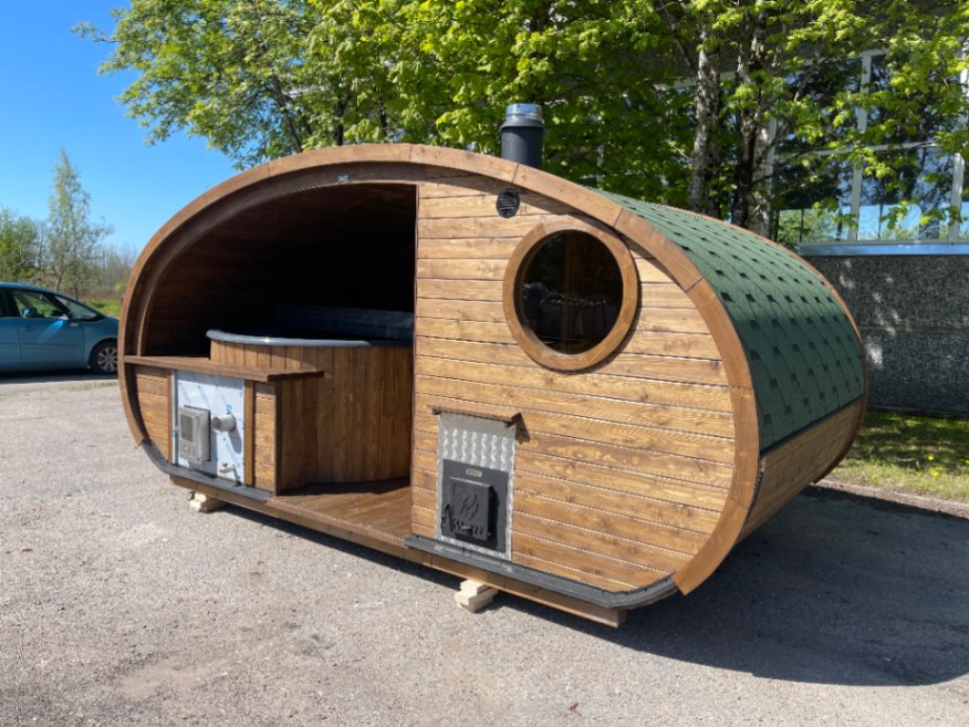 Pirts ar kublu - Hobbita māja