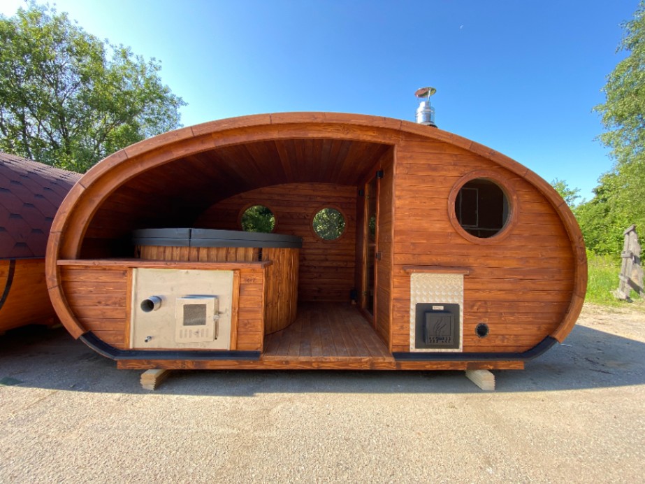 attēls, kurā attēlota koka moduļu māja