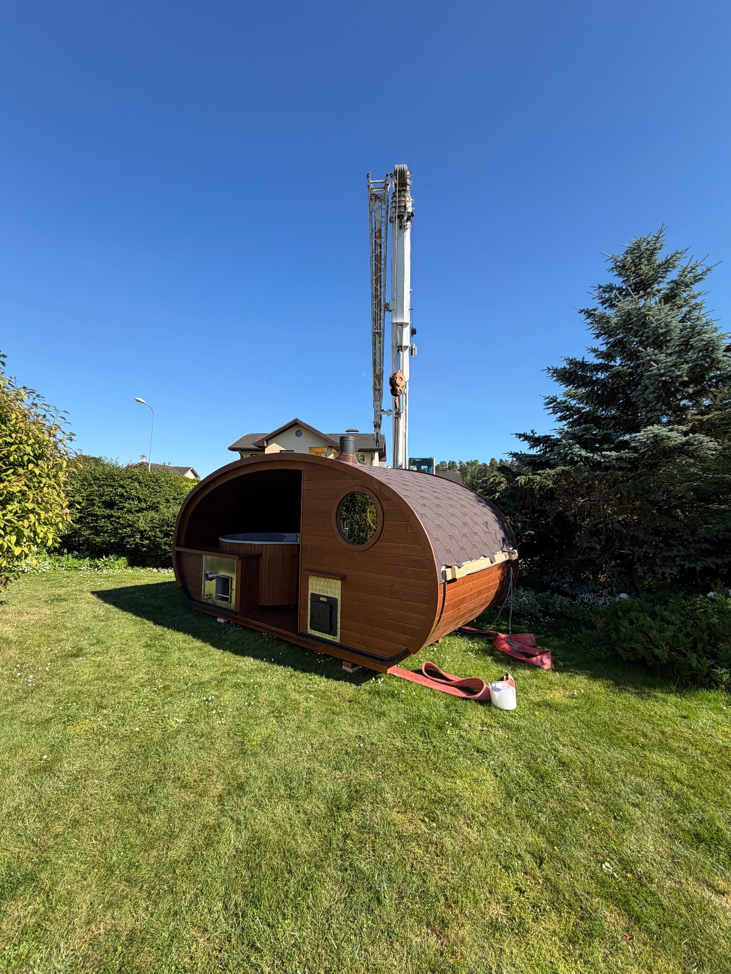 THERMOWOOD barrel sauna -HOBIT